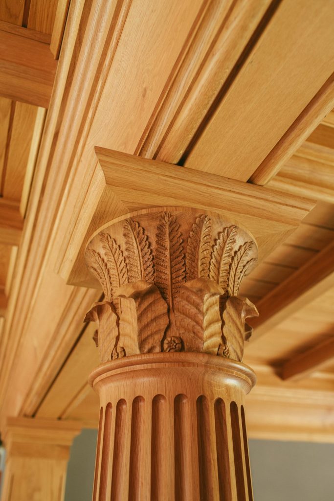 Decorative Oak classical column