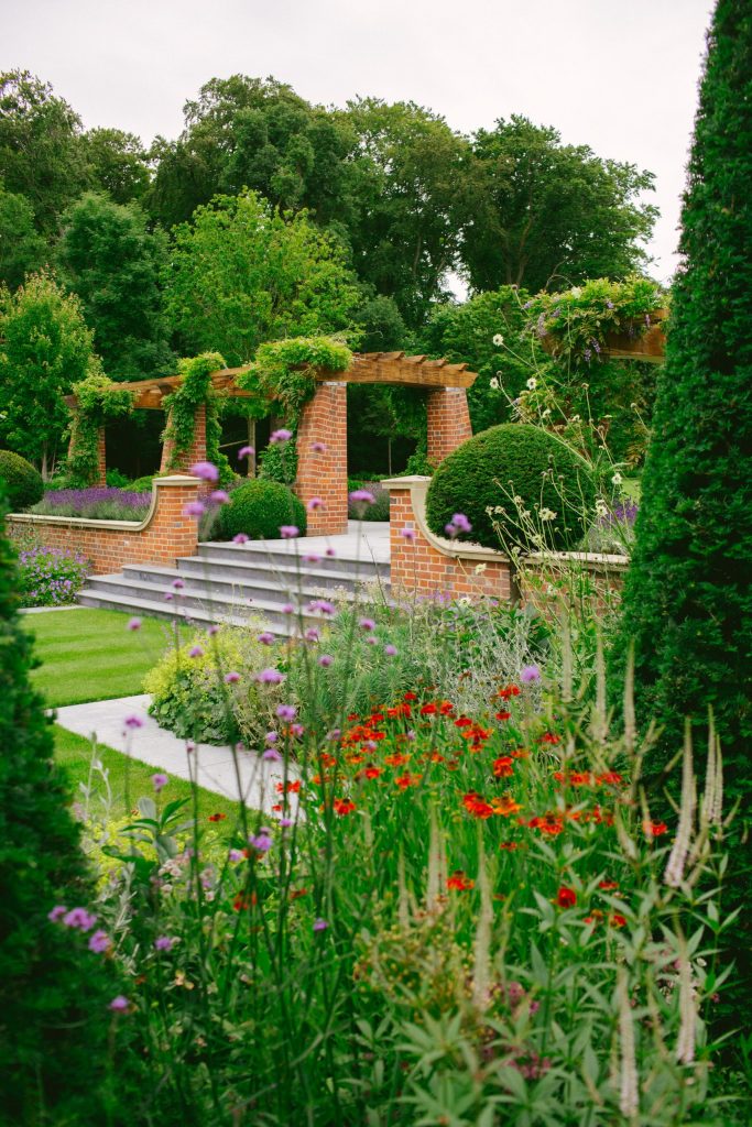 Arts and Crafts Garden Loggia English Arts and Crafts garden design