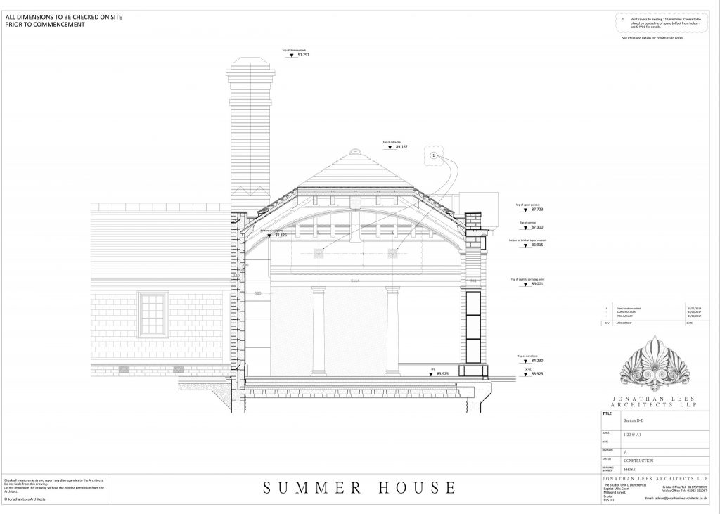 New Arts and Crafts timber frame building