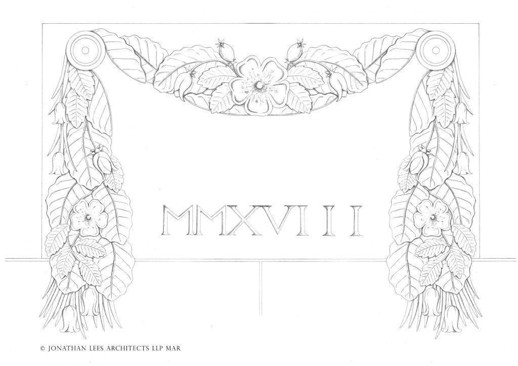 Cartouche drawing
