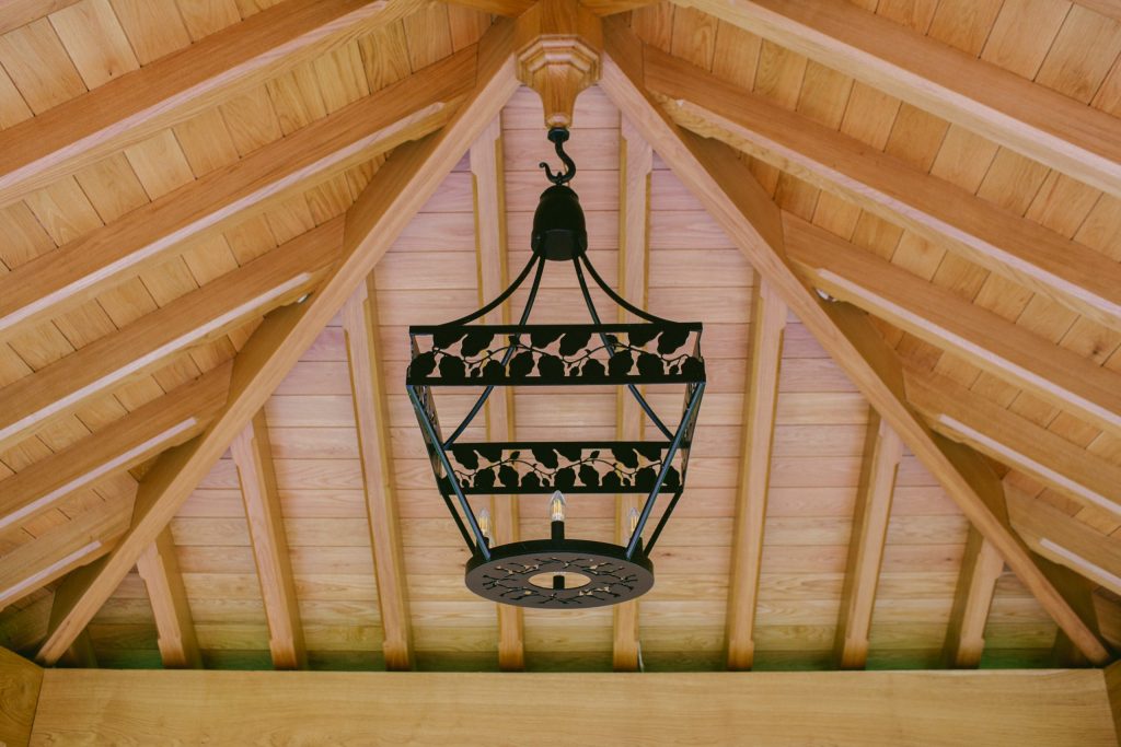 One of a kind outdoor garden chandelier Bespoke garden chandelier in metal