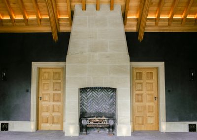 Summerhouse Stone Fireplace