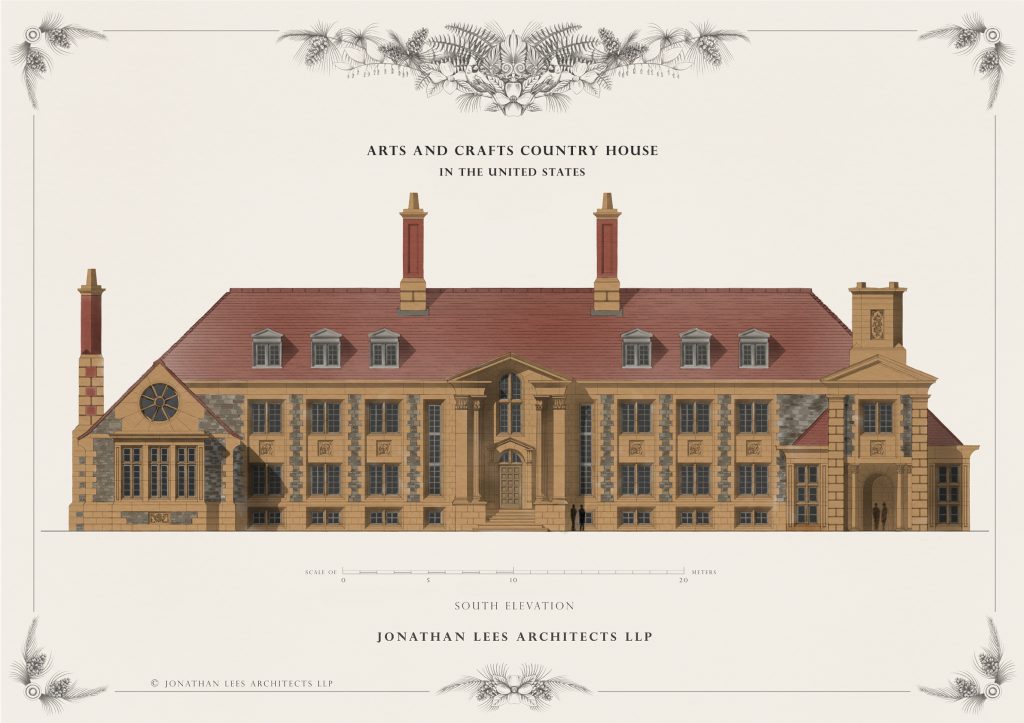 Classical House Design in America Large Classical house in the USA