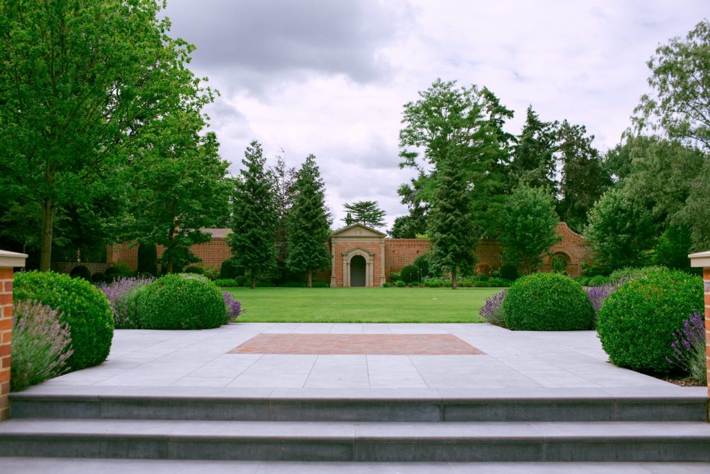 Classical Garden Building in Arts and Crafts Garden Classical landscape Architecture UK