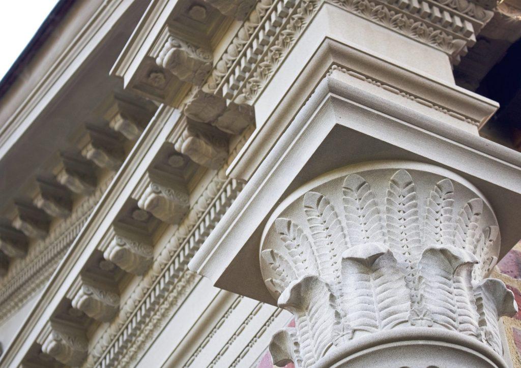 Award Winning Stone Carving Classical Ornate classical stone carvings on new building