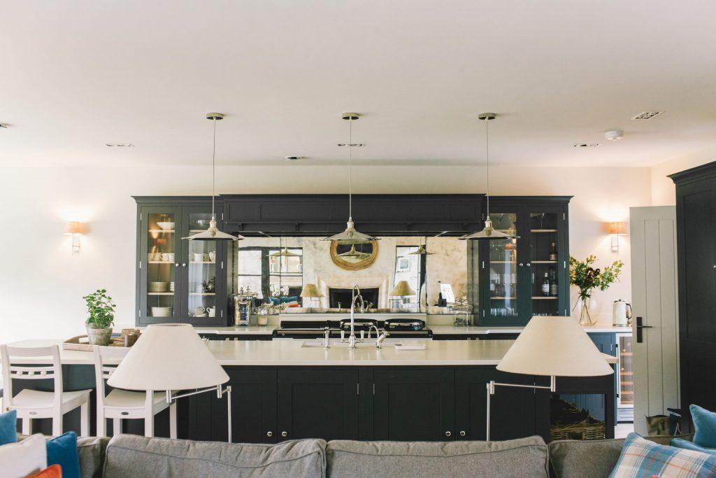 Classic contemporary kitchen design in new build house