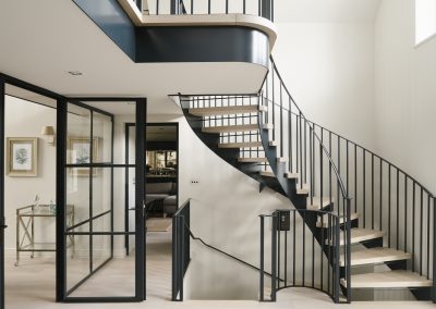 Metal and Oak Staircase