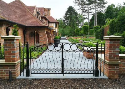 Arts and Crafts Iron Garden Gate