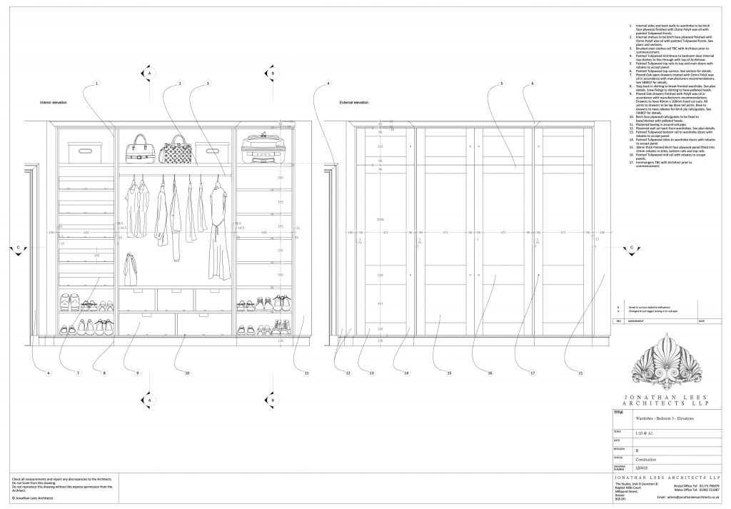 Fitted bedroom storage and wardrobes