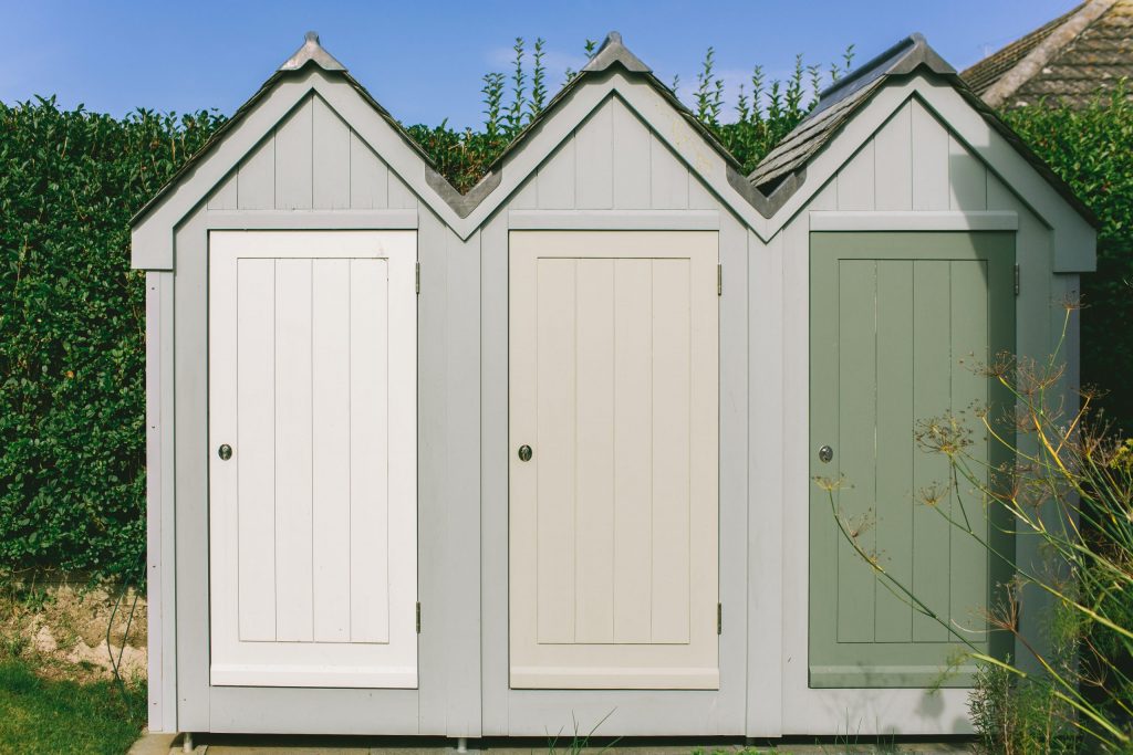 Bespoke traditional beach hut storage shed