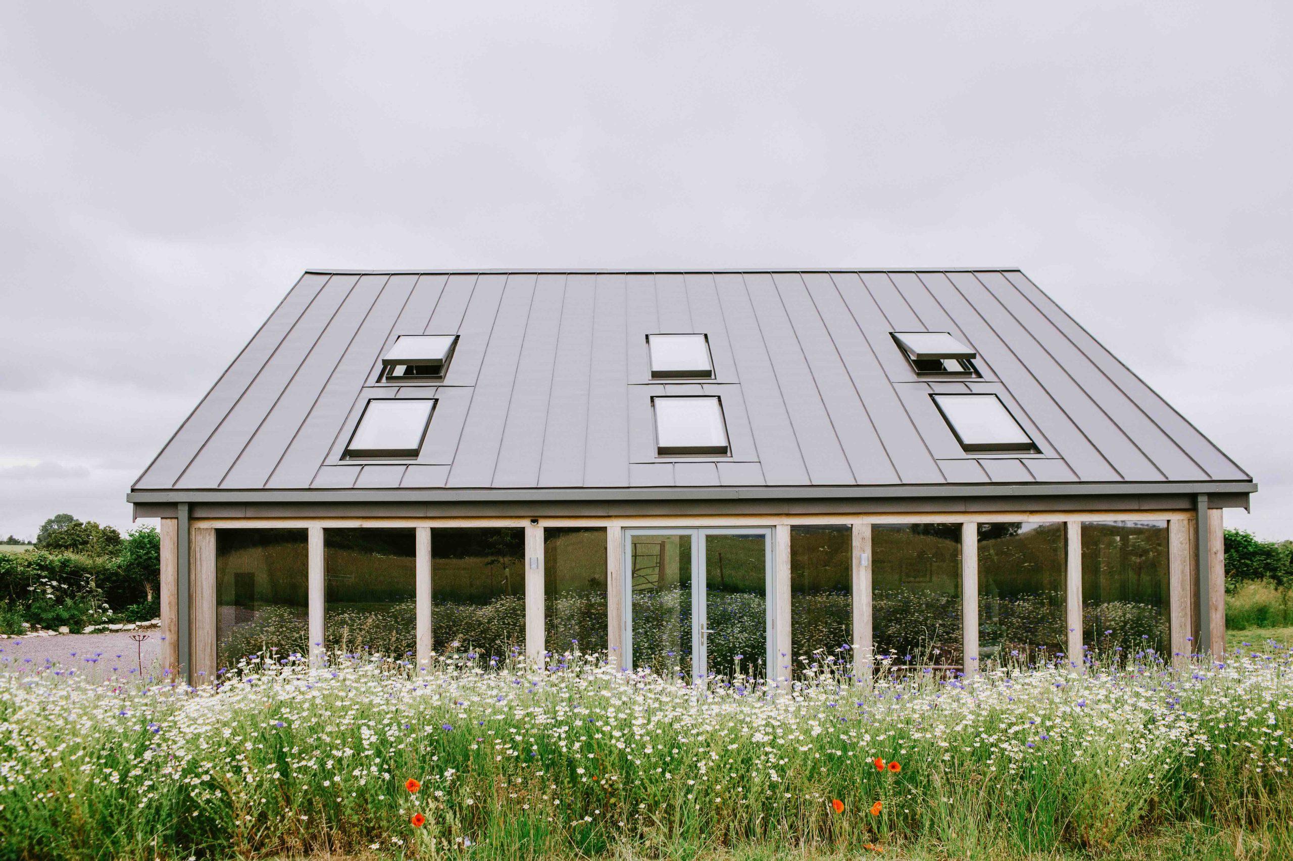 Brick entrance building to country estate