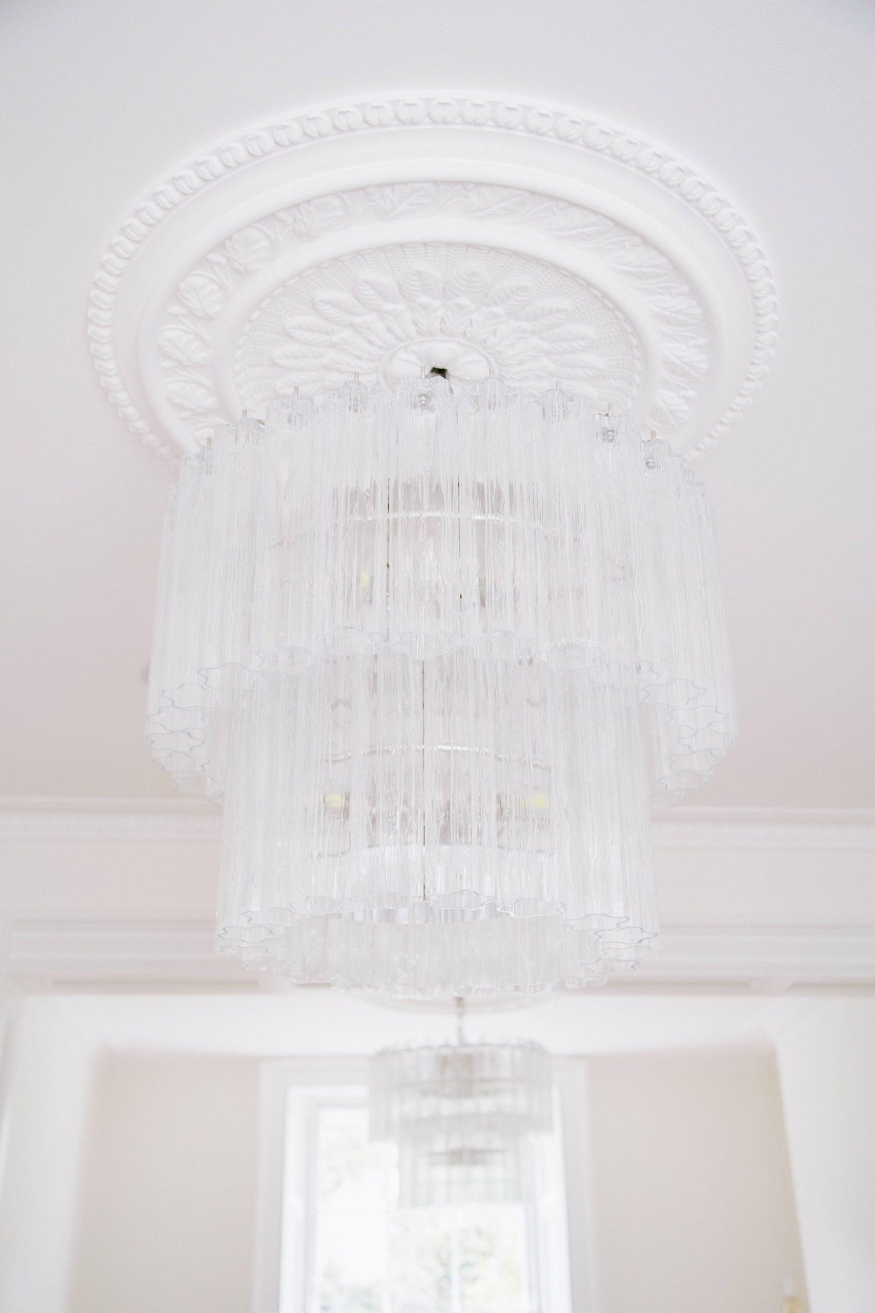 A watercolour of the East elevation to an Arts and Crafts country house restoration and remodelling project in the Quantocks. Painted by Jonathan Lees.