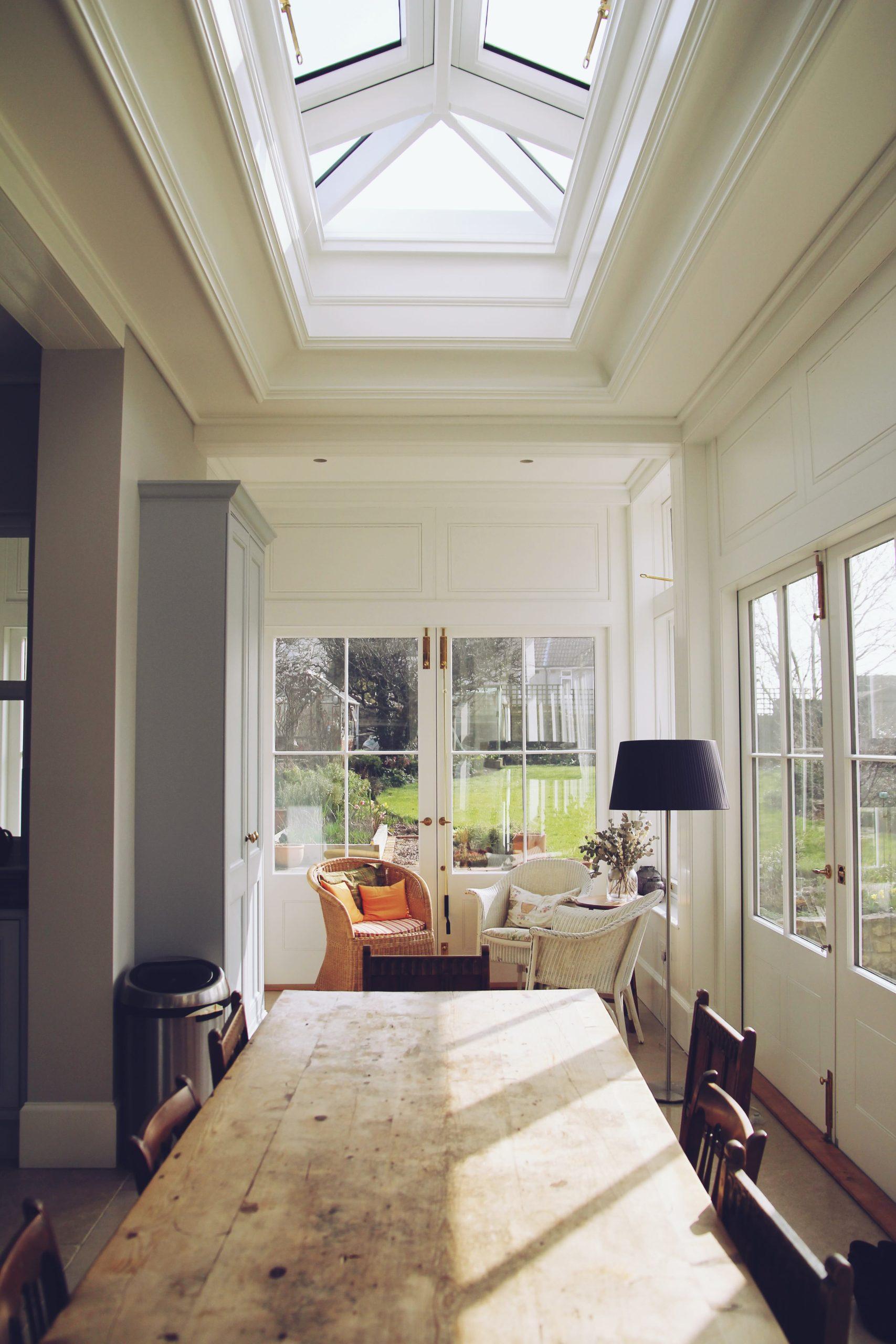 Arts and Crafts courtyard garden design and stables