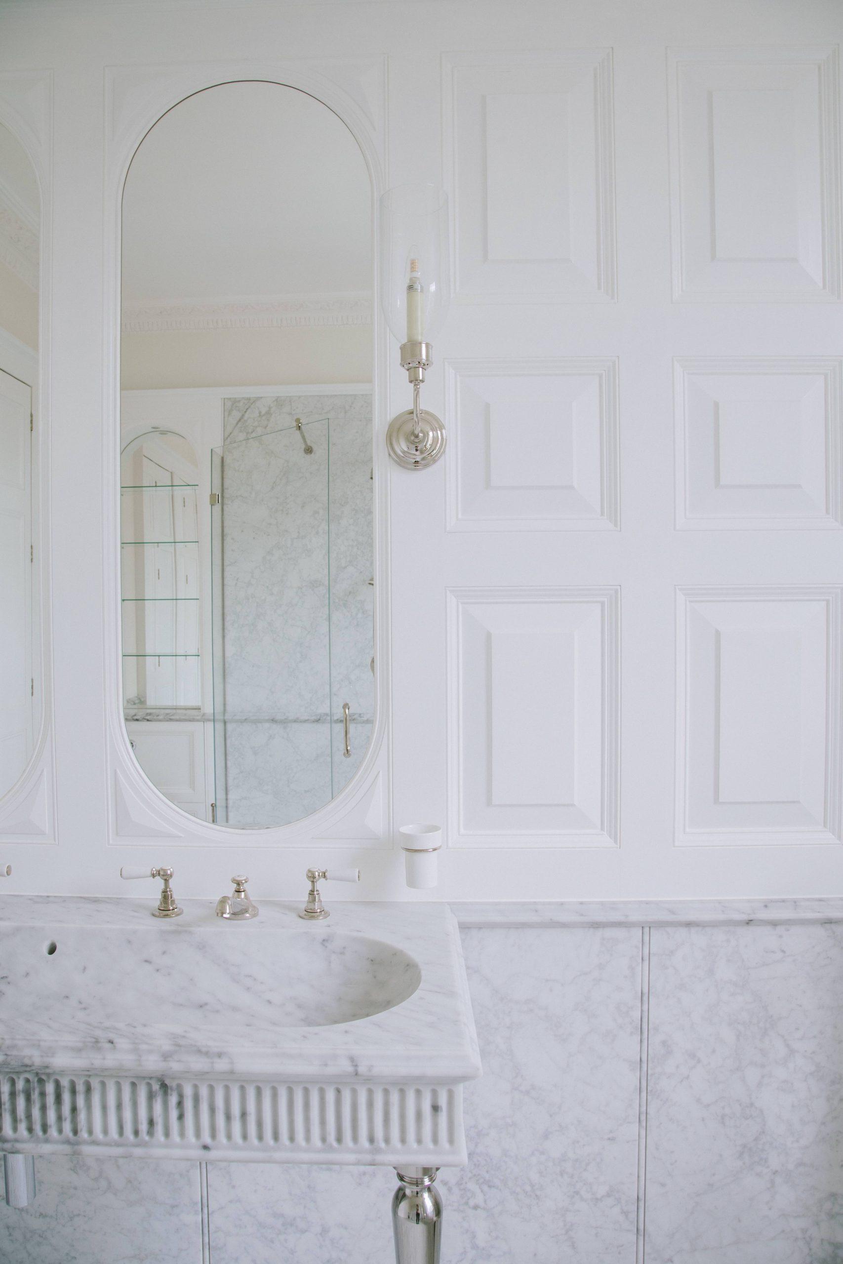 A watercolour of the East elevation to an Arts and Crafts country house restoration and remodelling project in the Quantocks. Painted by Jonathan Lees.