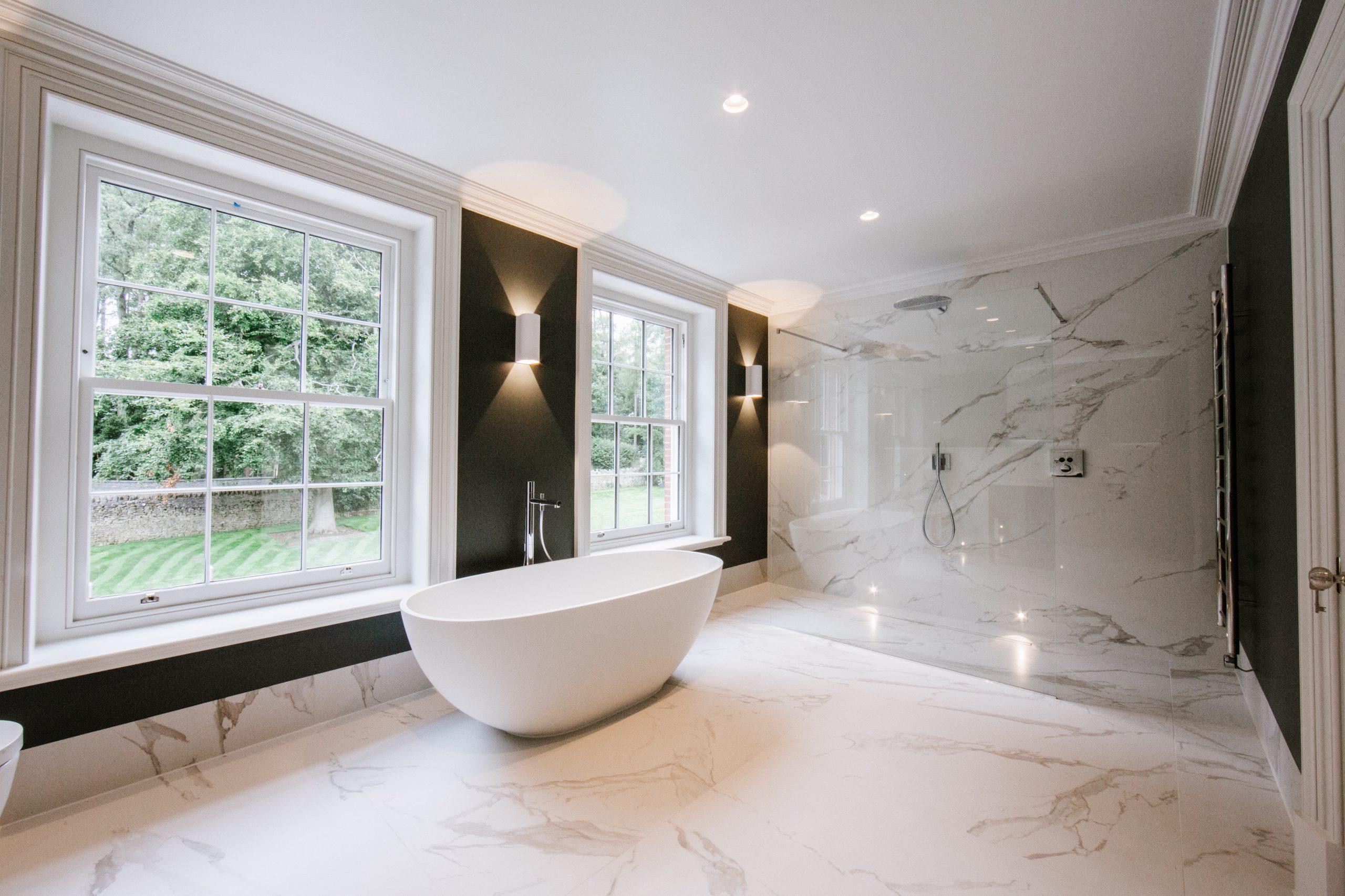 Brick and stone classical garden summerhouse