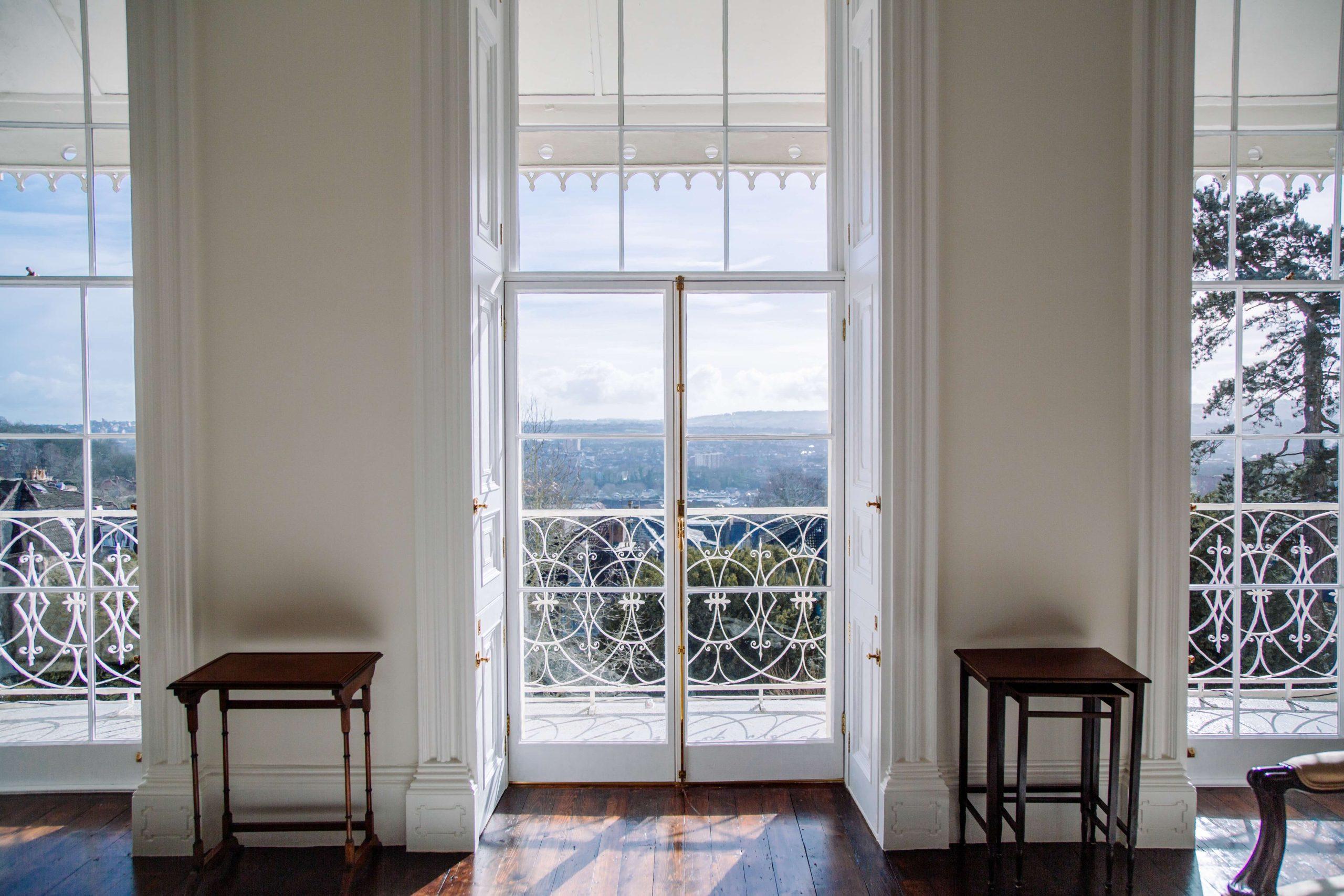 Brick and stone classical garden summerhouse