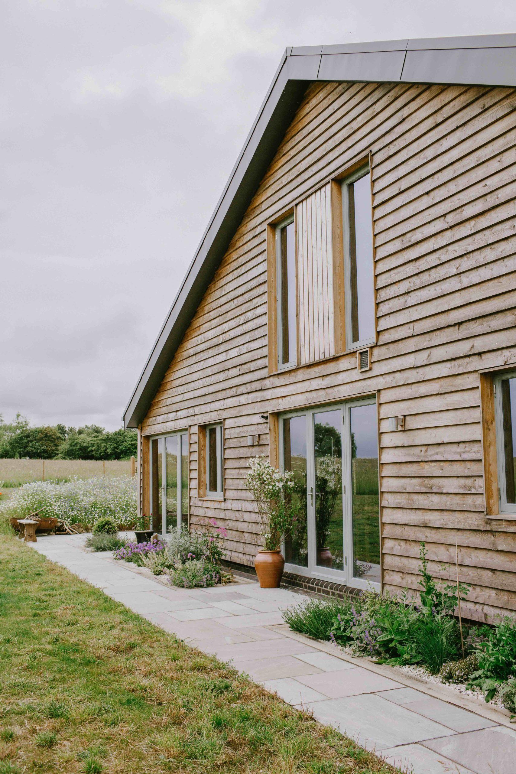 Entrance courtyard to country house estate