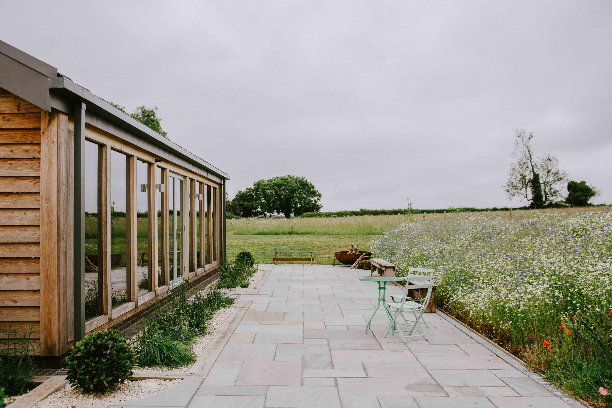Arts and Crafts brick and Oak estate gatehouse