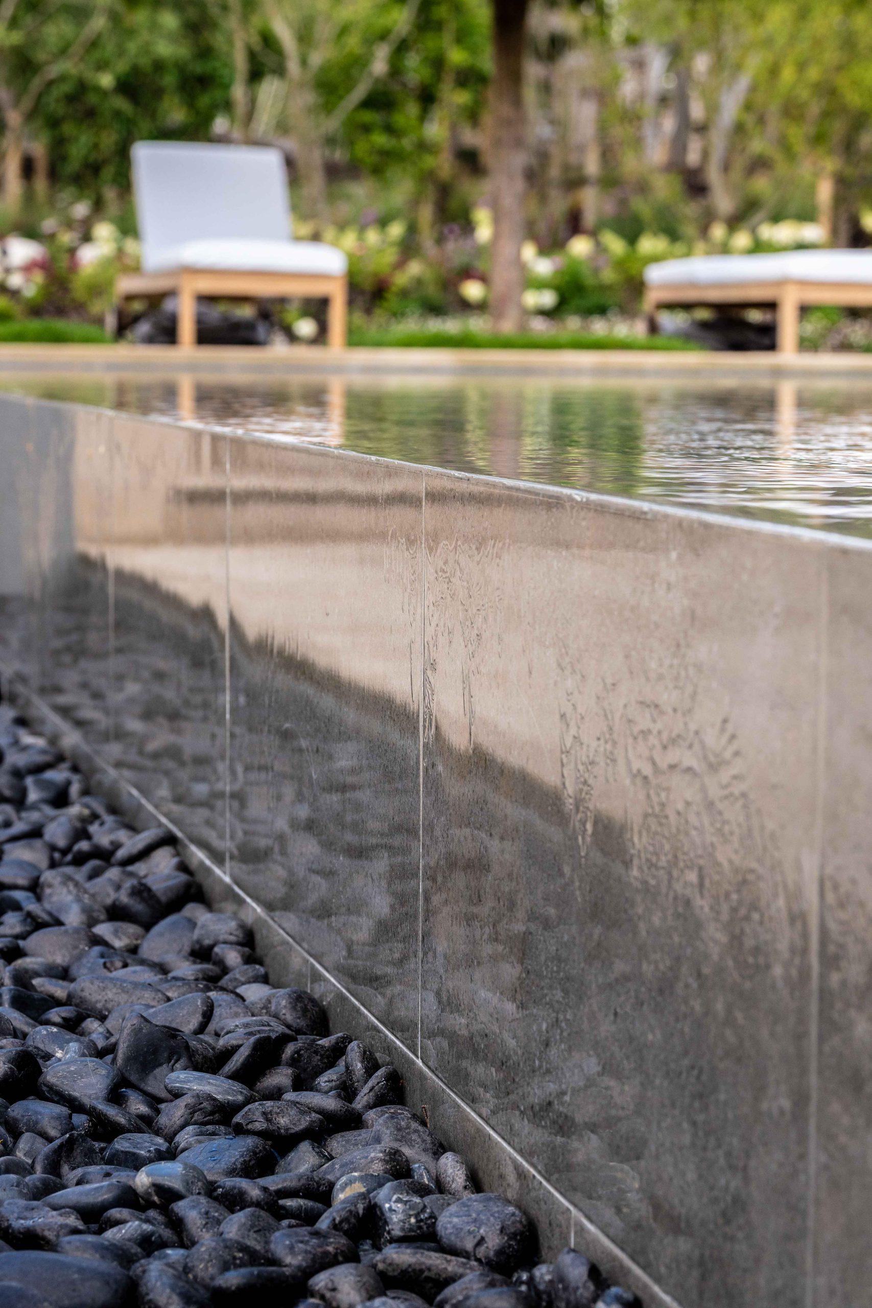 Arts and Crafts courtyard garden design and stables