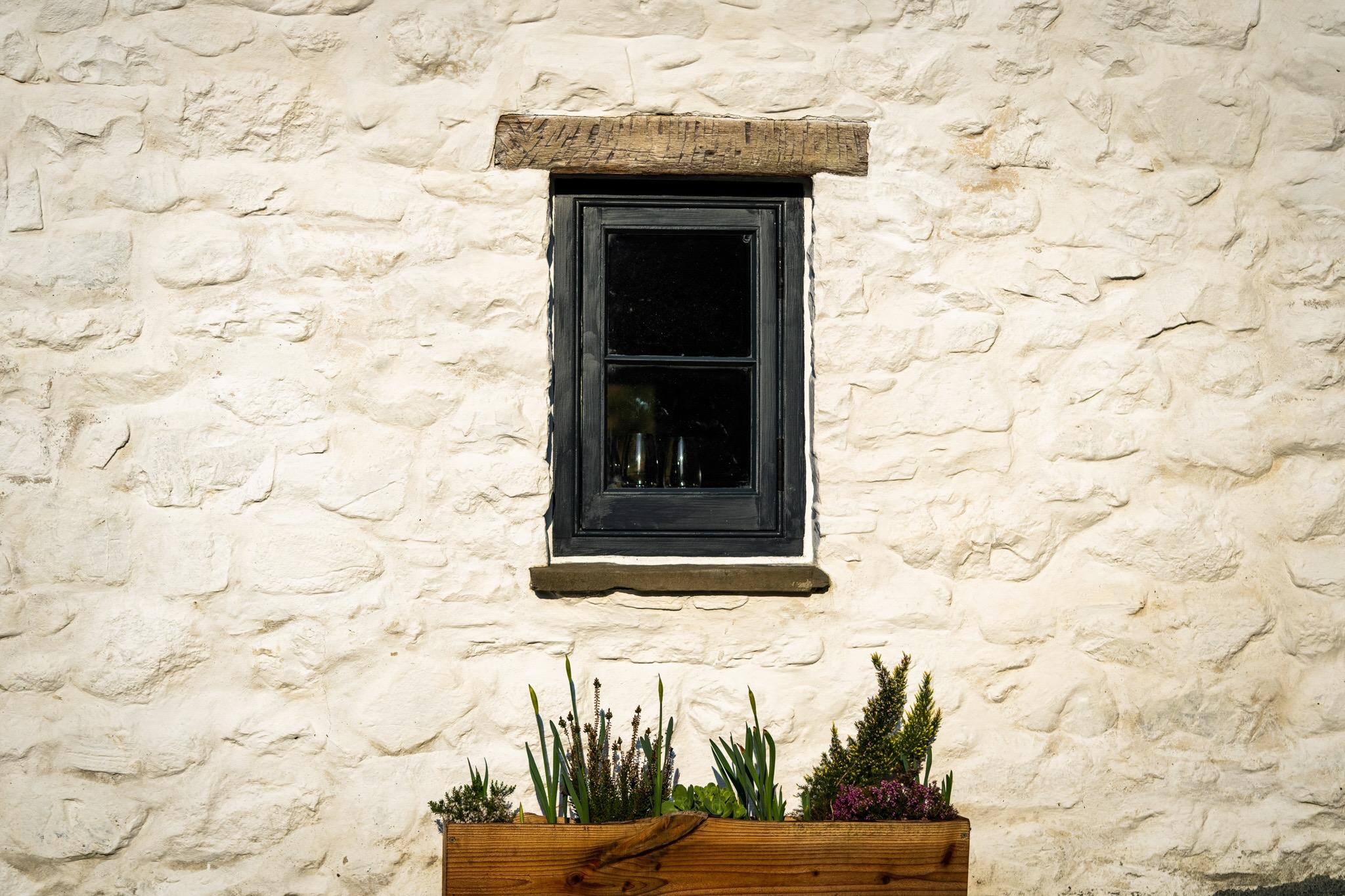 New window in a traditional Welsh longhouse.