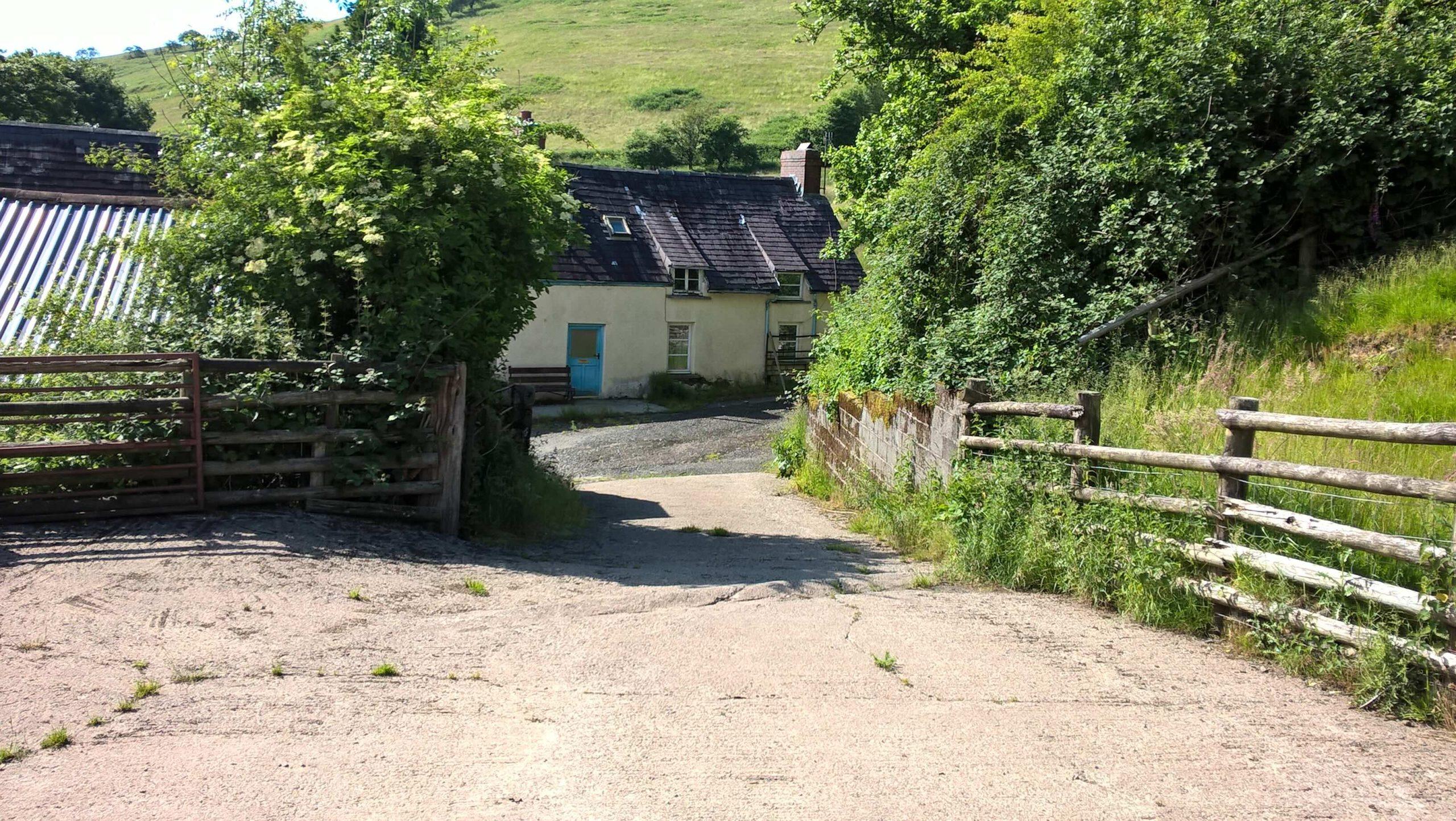 A welsh longhouse farmhouse before the restoration by Jonathan Lees Architects.